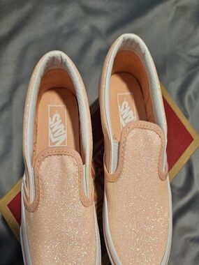 Vans Toddler Glitter Slip Ons